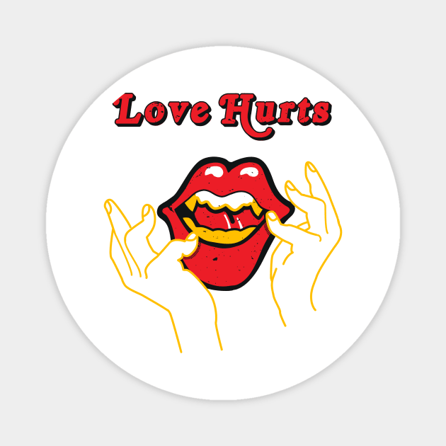 Love Hurts Magnet by papaomaangas